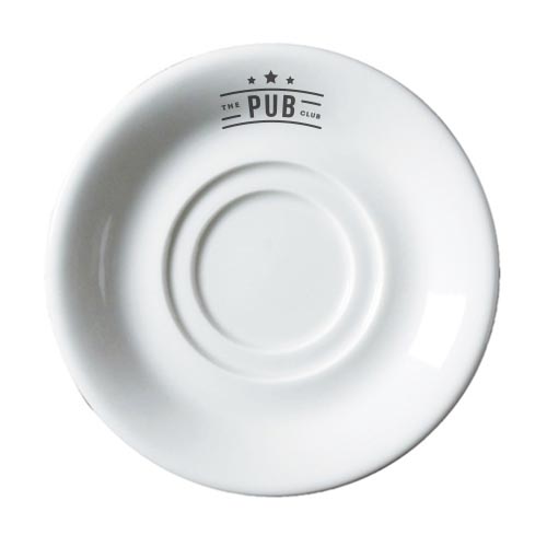 Double Well Ceramic Saucer