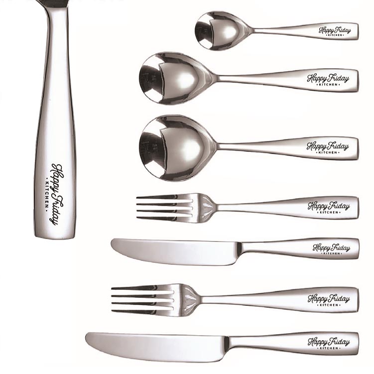 Square Cutlery Set