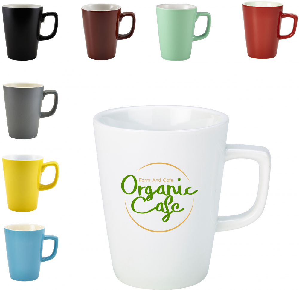 Porcelain Latte Mug (340ml) - Fits Saucer C6614