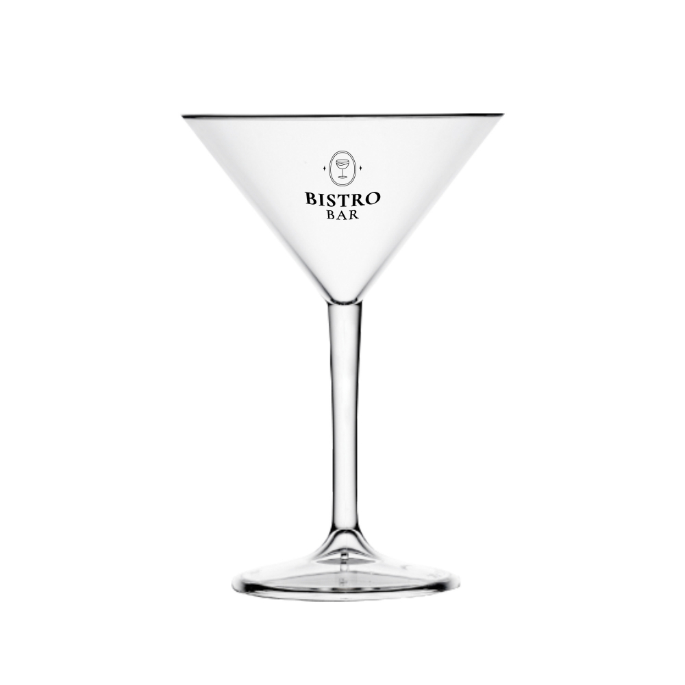 Reusable Premium Martini Glass - Half Pint (266ml/9oz)