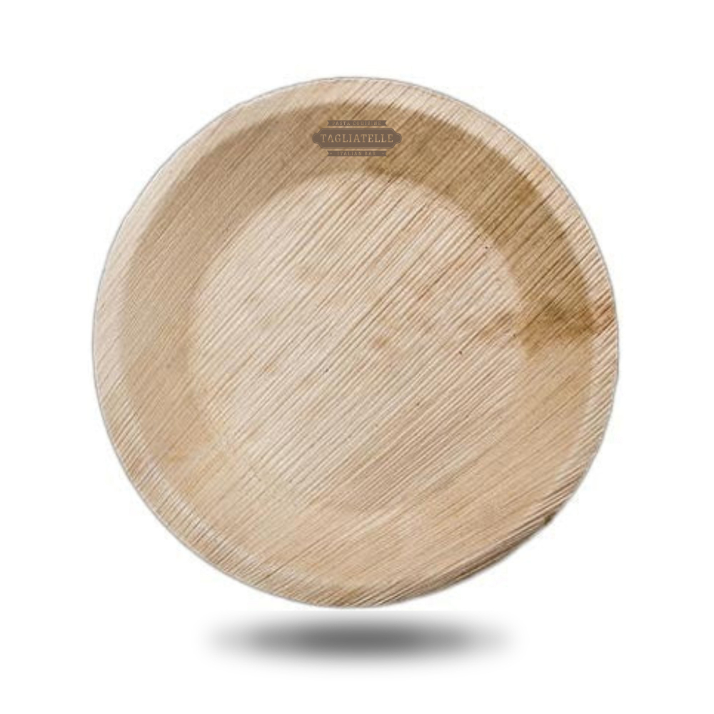 Deep Round Palm Leaf Plate (20cm)