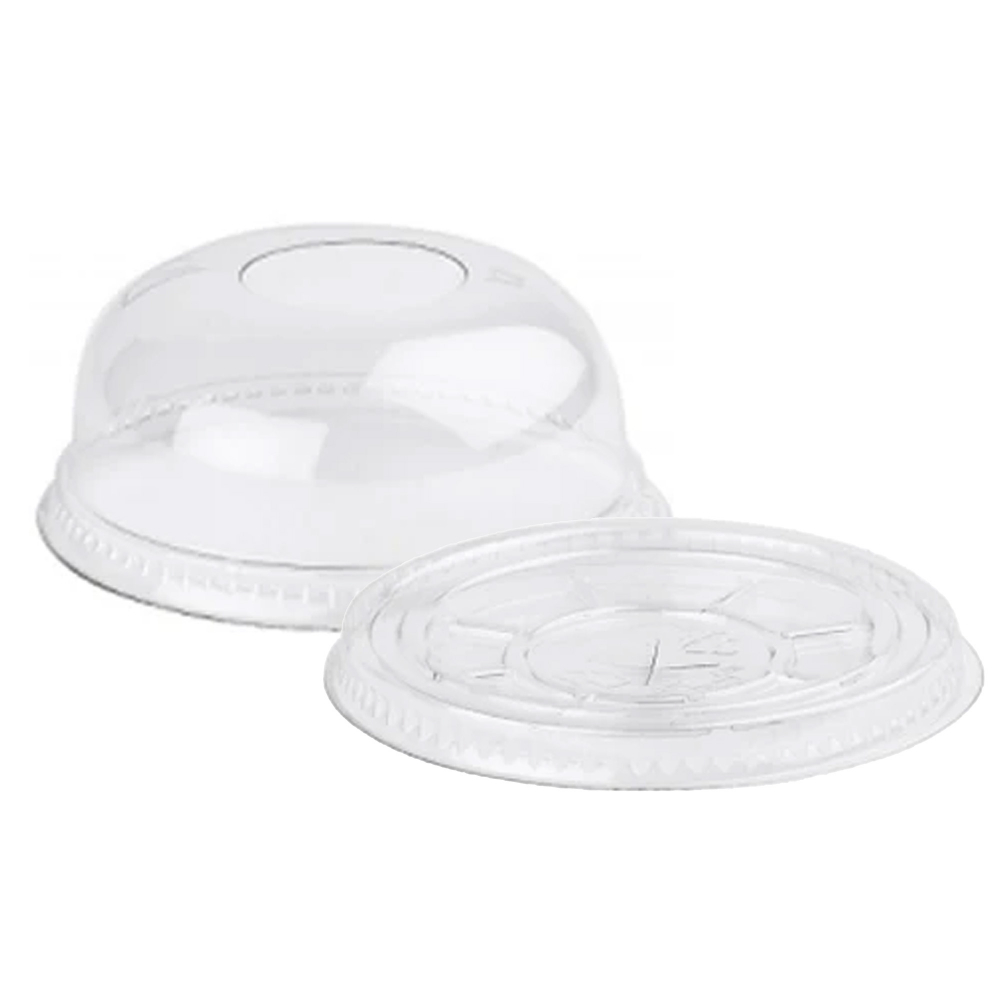 Smoothie Cup Domed or Flat Lid (Fits 8oz & 10oz & 12oz Cups)
