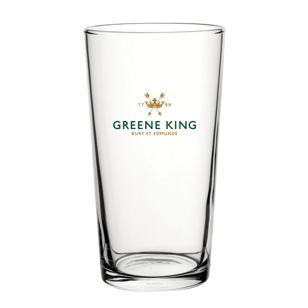 Nucleated Conique Glass - Pint (560ml/20oz)