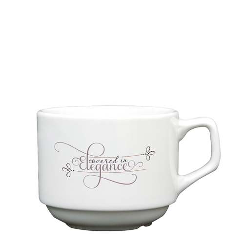 Ceramic Stacking Cups And Saucers