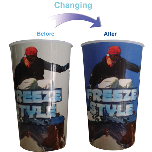 Colour Changing Plastic Cup - 600ml/22oz