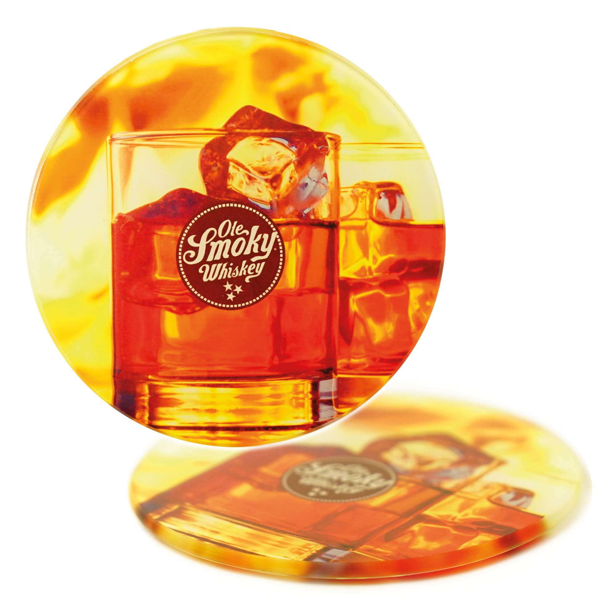 Round Glass Coasters