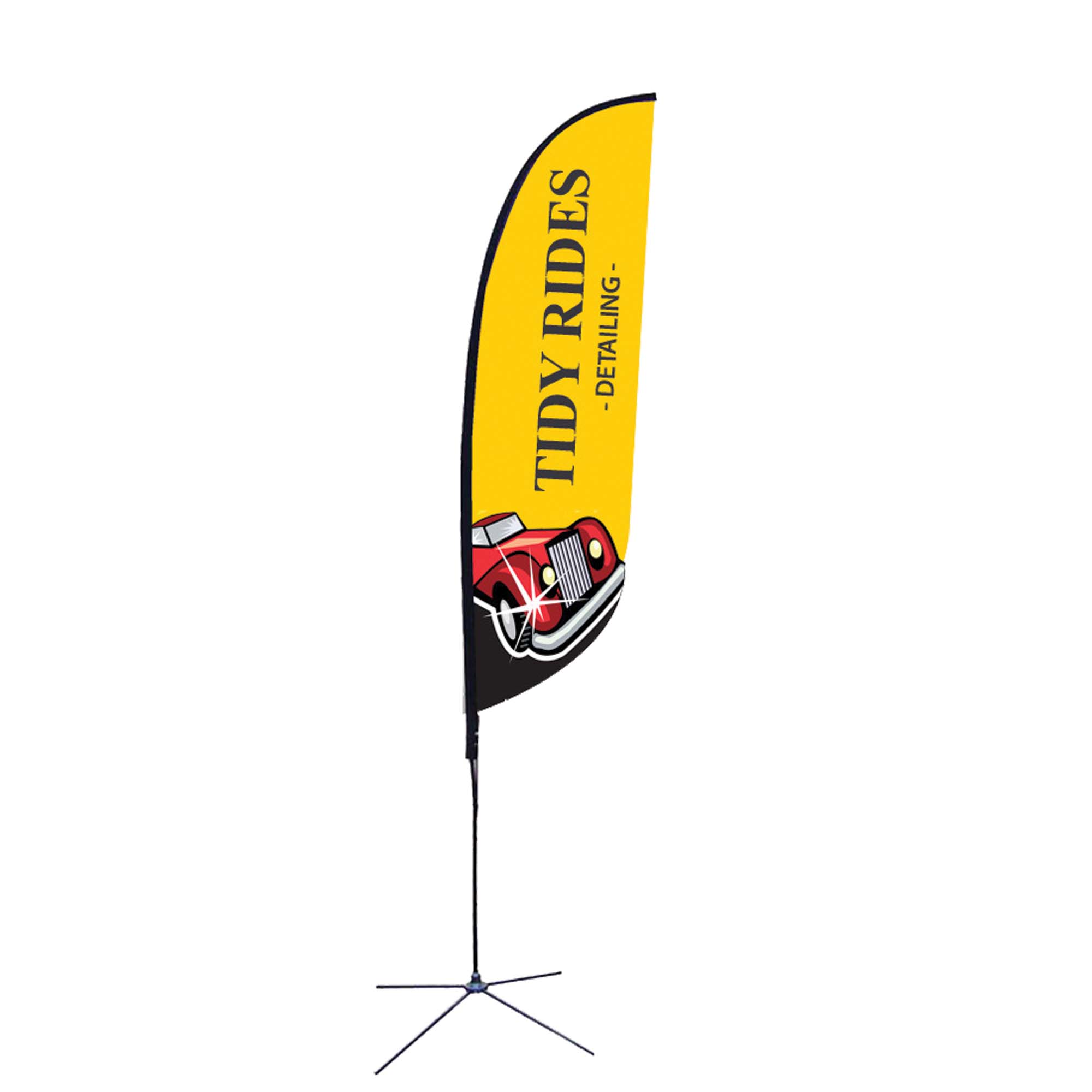 Concave Feather Flag - Medium